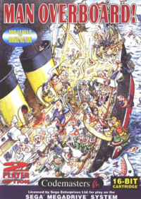 Man Overboard PAL Sega Mega Drive PAL box art